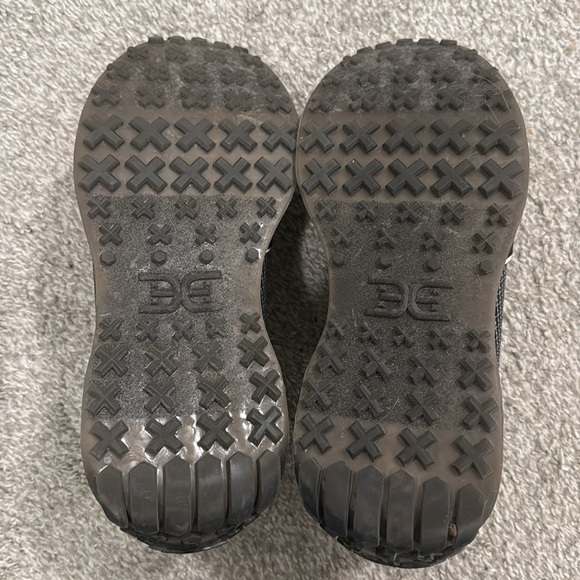 EUC Sam Edelman Jayce platform Sneakers women’s 10M black and white - Picture 3 of 5